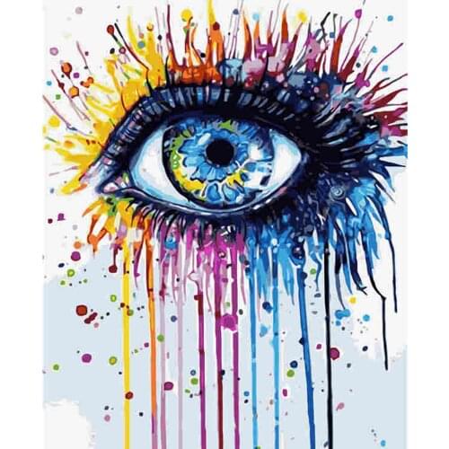 Outskirt Foto Olieverfschilderij Van Nummers Set Gift Paint By Number CanvasGift Home Decor Modern Wall Art Picture 40X50Cm