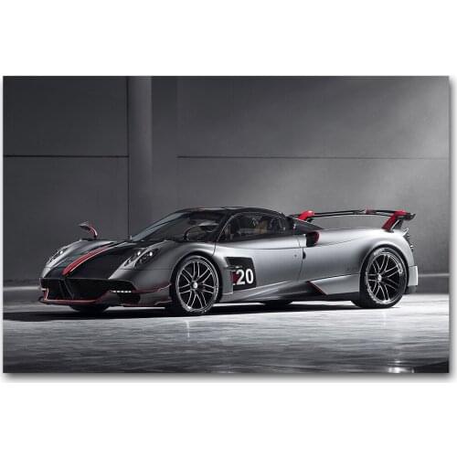 Wall Art Canvas Painting Pagani Huayra Roadster Sports Car Poster Prints Modern Aesthetic Room Decor Picture