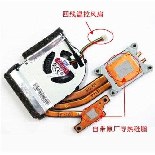 For Thinkpad T420S T430S Cooler Cooling Fan with heatsink 04W1713 04W1712
