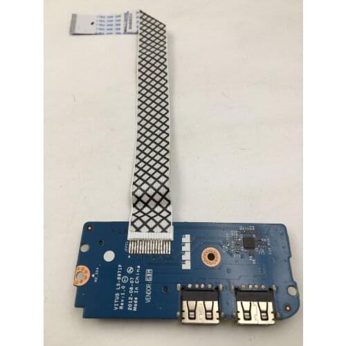 Original VITU5 USB Board W/Cable For Lenovo IdeaPad U510 Laptop,FRU 90001023 LS-8971P