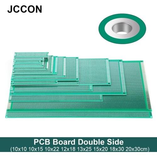 PCB Board Double Side Prototype DIY Universal Printed Circuit 10x10 10x15 10x22 12x18 13x25 15x20 18x30 20x30cm Protoboard