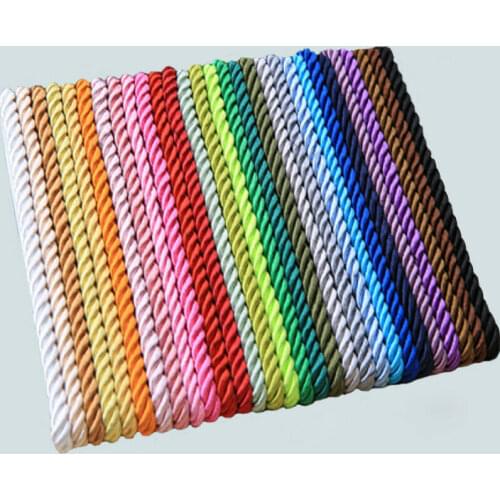 10 Meters (32.8 feets) Twist String Twine Rope Bracelet Jewelry Cord Synthetic Silk Thread Jewelry Craft Cord