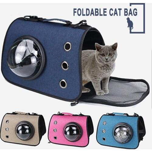 Breathable Pet Carriers Small Dog Cat Shoulder Bags Travel Cage Pet Transport Bag Carrying For Cats