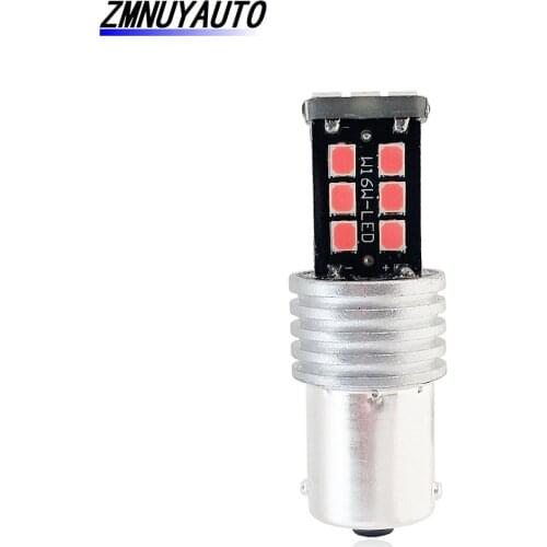 LED P21W CANBUS No Error BA15S Led BAU15S PY21W 12V Auto 1156 Rear Lights Brake Reverse Light Turn Signal Lamp White Red Yellow