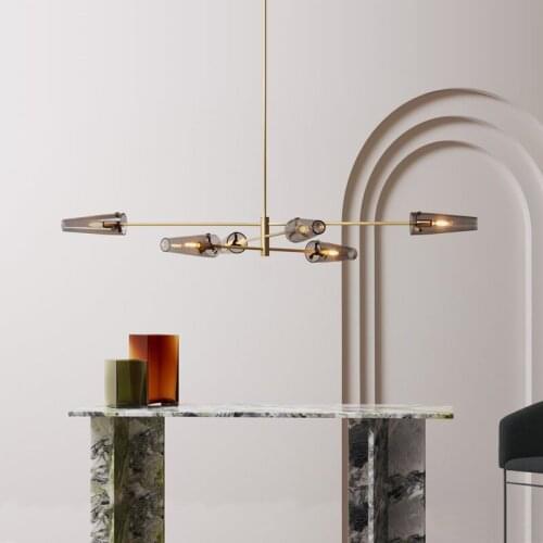 Vintage crystal led wall moon lamp modern led chandelier living room decoration hanglampen lamparas de techo