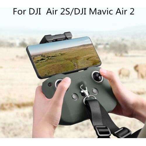 Protective Silicone Cover for DJI Air 2S /Mavic Air 2/Mini 2 Remote Controller Accessories with Lanyard