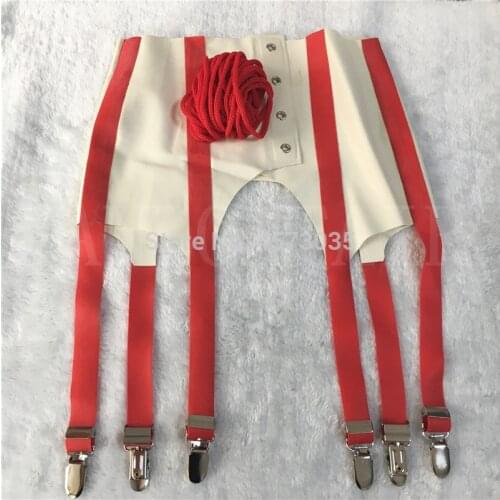 New design sexy lingerie women female handmade white spliced red princess stockings garter underwear cekc zentain XS-XXL