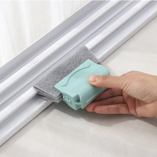 1 set window groove cleaning brush Nook Cranny Window Cleaner Bathroom Kitchen Floor Gap Household cleaning tool device