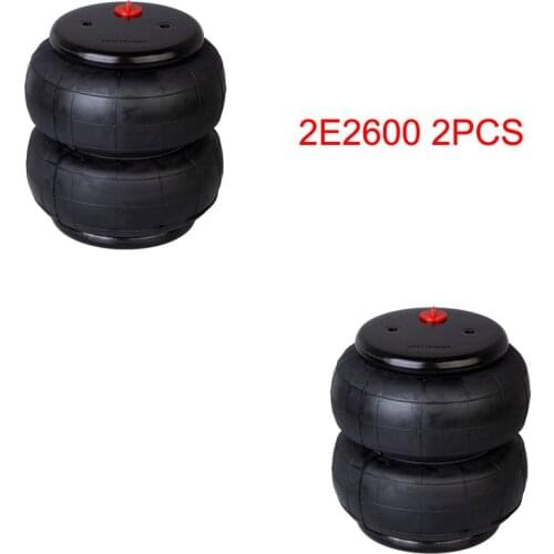 2PCSAir Suspension Shock Absorber Airspring Bellow Rubber Airspring Air ride Shock Absorbe 2E2600 Suit For Truck or Pickup Truck