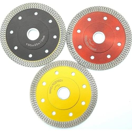 4 Inch Dry Wet Diamond Tile Blade,Porcelain Saw Blade, Ceramic Cutting Disc Wheel, Diamond Porcelain Cutting Blade,3 PCS Retail