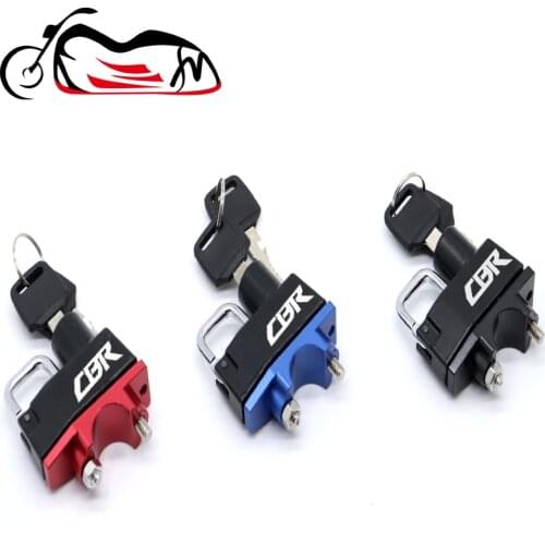 Motorcycle Accessories Anti-theft Helmet Lock Security For HONDA CBR900 929 954 CBR1000RR CBR1100XX LOGO CBR