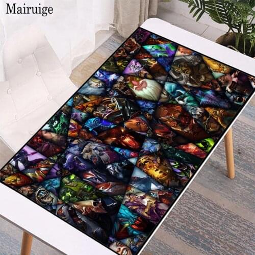 Anime Mouse Pad Gaming Accessories Lockedge XXL Nonslip PC Laptop Keyboard Desk Mat Gamer Mousepad for Dota2 Computer Decoracion