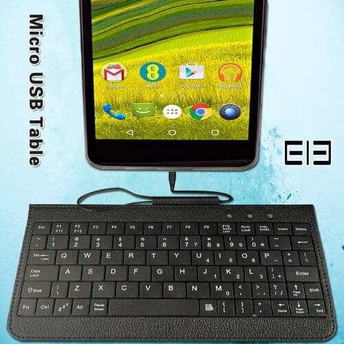 Black Mini Ultra Slim Micro USB Keyboard Suitable for EE Eagle/Harrier Tab/Jay 7.85 Inch Tablet Wired Keyboard+Bracket