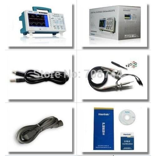 Hantek DSO5202P Digital Oscilloscope 200MHz bandwidth 2 Channels PC USB LCD Portable Osciloscopio Portatil Electrical Tools