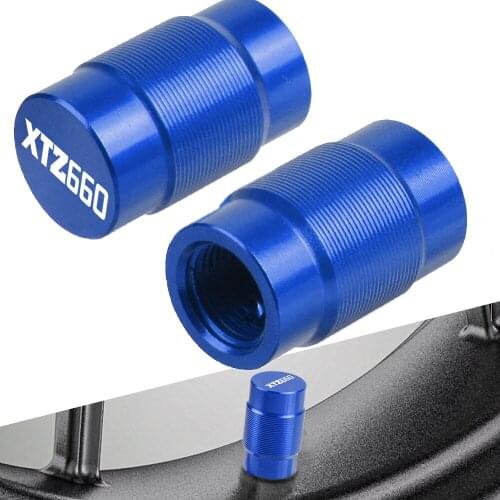For Yamaha XT600 Z TENERE 1984-1986 XT600 ZE TENERE 87-92 XTZ660 TENERE 91-98 Motorcycle LOGO Aluminum Wheel Tire Valve caps