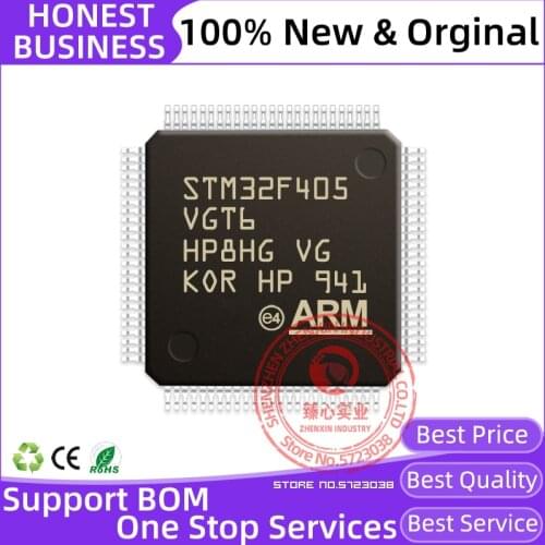 Electronic component 1pcs/lot 100% New original STM32F405VGT6 STM32F407VET6 STM32F407VGT6