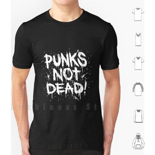 Punks Not Dead T Shirt DIY Cotton Big Size S-6xl Punk Rock Punk Green Jello Green Jelly Green Day Greenday Clash