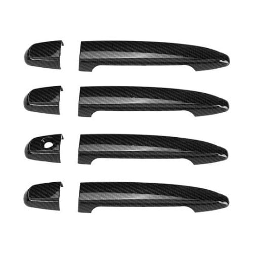 For Toyota Noah Toyota Voxy Esoure Nav1 2001 - 2013 Chrome Carbon Fiber Car Door Handle Cover Accessories Sticker Car Styling