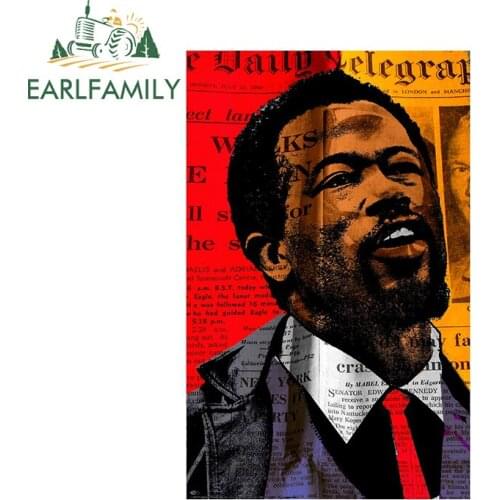 EARLFAMILY 13cm x 8.5cm for Eldridge Cleaver Poster Car Sticker Occlusion Scratch DIY Decal Auto Refrigerator Car Door Protector