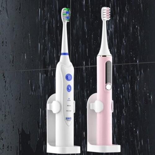 Wall Mount Electric Toothbrush Holder Electric Tooth Brush Stander Body Base Support Suit 6 Pack