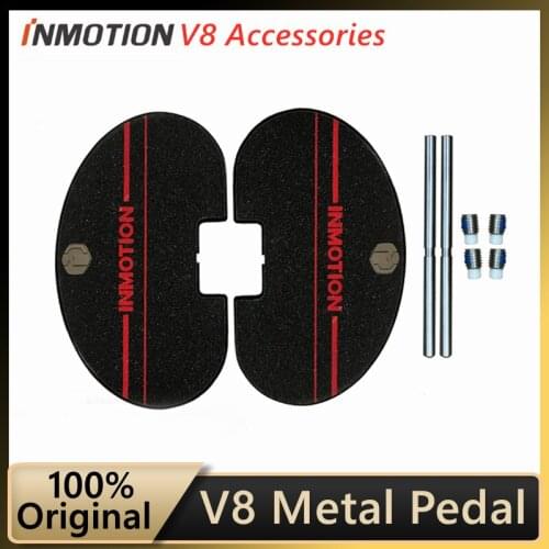 Original Metal Pedal Pads For INMOTION V8 Unicycle Self Balance Electric Scooter Skateboard Hoverboard Metal Pedal Accessories