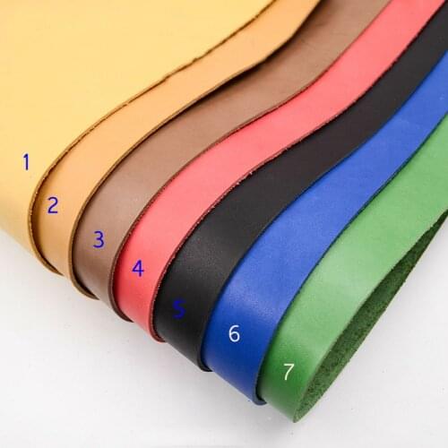 First layer cowhide leather thick genuine leather about 2mm thick good for leather carving cowhide leather 7 color choice