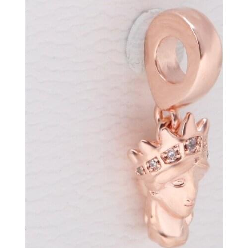 Popular Rose Gold New York Statue Of Liberty Pendant Necklace