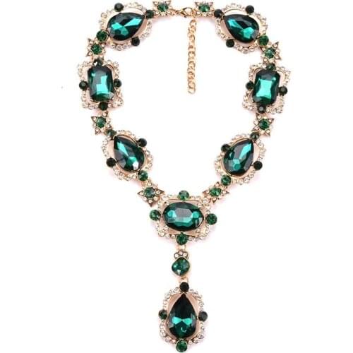 Luxury Austrian Crystal Glass Choker Necklace Women Jewelry Best Friend Friendship Statement Necklaces Pendants Femme