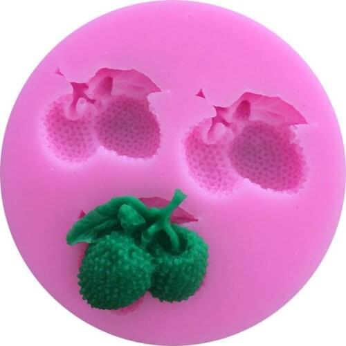 Fruit Silicone Flush Sugar Mold Cherry Litchi Chocolate Mold 15-193