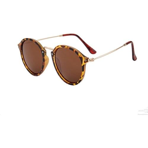 NONOR Fashion Vintage Brand Designer UV400 Polarized Vendor Women Round Metal Sunglasses