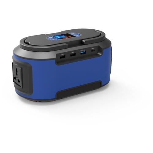 Solar generator 110v 220v pure sine wave power bank 60000mah ups with dc ac usb port powering car refrigerator TV drone laptops