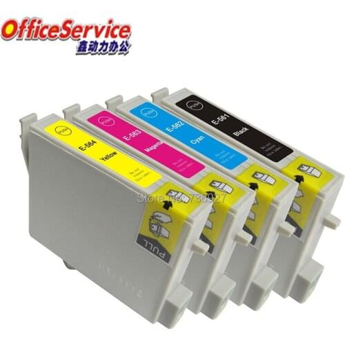Compatible Ink Cartridge T0561 T0562 T0563 T0564 For Epson Stylus Photo RX430 R250 RX530 inkjet printer
