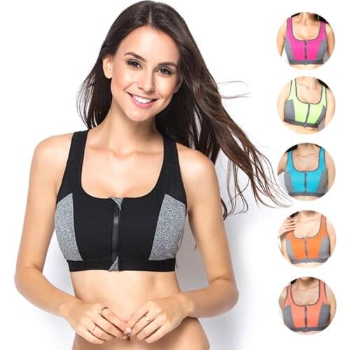 Sports bra crop top fitness women sportswear feminine sport top bras for Without gym female underwear running push up lingerie