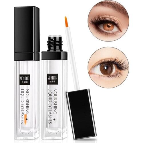 SENANA Eyelash Growth Serum Liquid Vitamin E Thick Long Curled Stylish Nourishing Hair Root Eyelashes Eyebrows Enhancer Eye Care