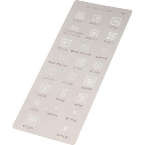 2pcs/Set BGA Stencil Direct Heating Reballing Stencil For MTK MT6572A SC6825C MT Solder Template Stencil Tools