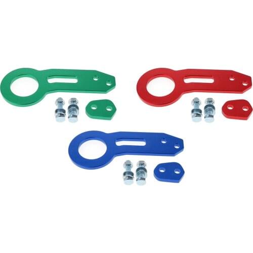 Universal Aluminum Alloy Rear Towing Hook Trailer Rings for Car Tool Replacement