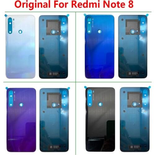 Replacement Original New Glass Battery Back Cover Case For Redmi Note 8 Housing STICKER Adhesive