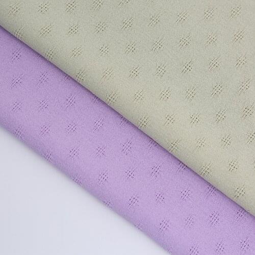 Jacquard Stretchy Fabric Polyester DIY Sewing Craft Dress Shirt Material