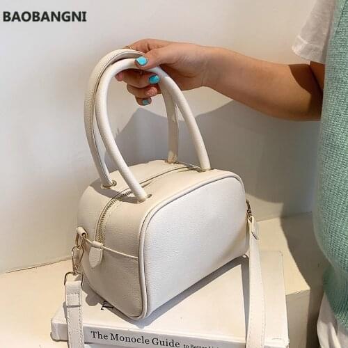 Ladies Tote bag Fashion New Quality PU Leather Womens Designer Handbag Solid color Shoulder Messenger Bag