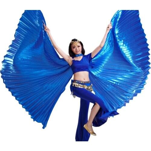 New Forked Tail Egypt Isis Belly Dance Wings Dance Wing Hot New indian dance women bellydance 1pc wing 10 colors