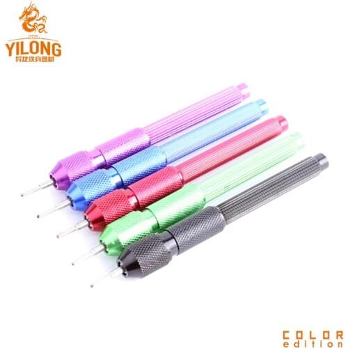 1pcs Tattoo Pen Holder With 20pcs Tattoo Skin Pen Alloy Skin Marker Pen Skin Surfer Stencil Tattoo AccessorIes Makeup Supplies