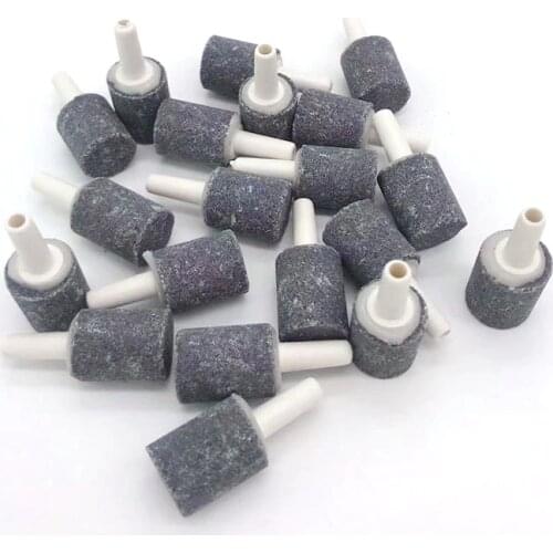 10mmx15mm Small Fish Tank Aquarium Air Stone Oxygen Aerator Increasing Air Bubble Pond Pump Hydroponic Oxygen Supply Durable