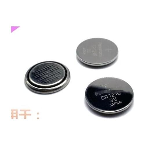 100PCS Button battery CR1216 button 3V button lithium battery Original import 25MAH quartz watch battery
