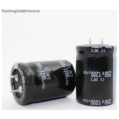 20PCS-6PCS 250V 1200UF 1200UF 250V Electrolytic Capacitor volume 30X40MM 35X45MM best quality
