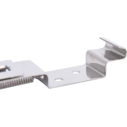 2X European Car License Number Plate Frame Holder Trailer Clips Spring Bracket