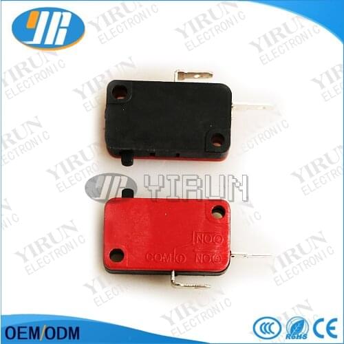 50pcs/lot High quality Replacement 2 terminals arcade push button actuator microswitches arcade Joystick microswitches