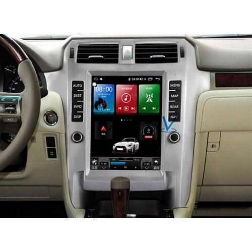 Car Radio Audio GPS Navigation For Lexus GX 2010-2018 Auto Stereo Receiver Android Video Multimedia MP3 Player Tesla Head Unit