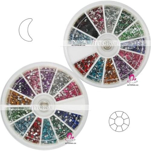 Free-shipping 3d Nail Art Rhinestone/Crystal, Bling Bling nail tips decoration