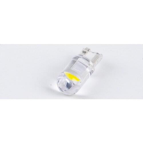 Cob Glass W5w Led T10 Lamp 6000k White License Plate Lamp Reading Trunk Dry Bulb 12v Led License Plate Lamp
