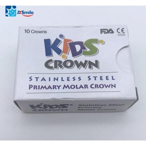 Stainless Steel Primary Molar Kids Crown Refill Kit Dental Stainless Steel Kids Crown